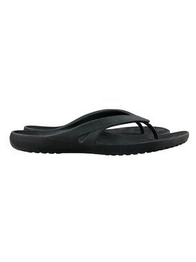 Crocs Women's Size 9 Kadee II Black Open Toe Thong Slip On Flip Flops Sandals